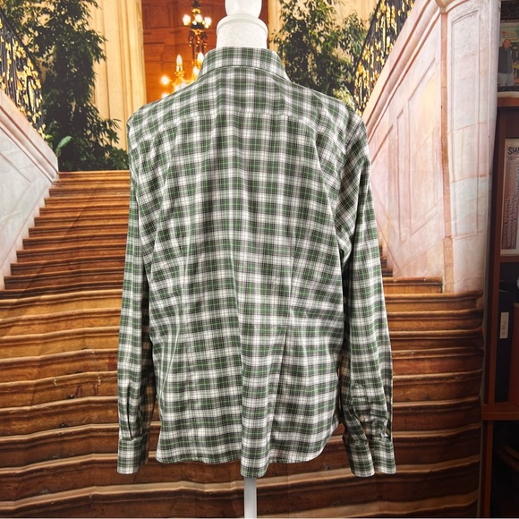 Beautiful Land’s End Collared Button Down Oxford Check Shirt, Size 16, like new - Picture 4 of 5